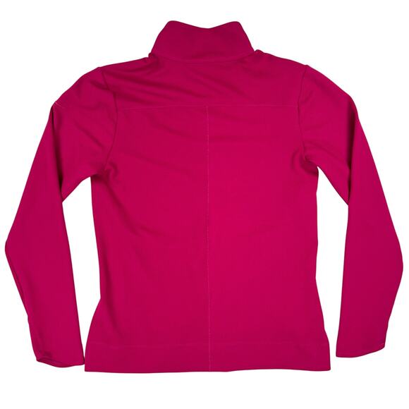 Nike Full Zip Active Jacket Women's S Fuchsia Pink Textured Golf Hiking Walking - Picture 2 of 8
